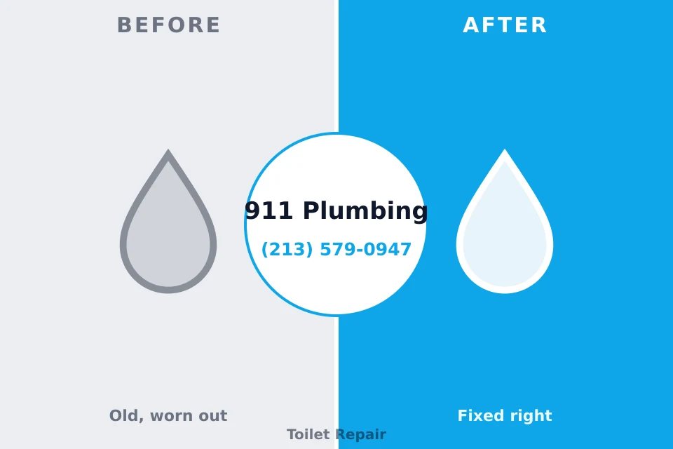Before and after: plumbing company Roberta, GA